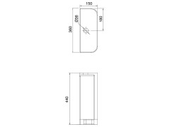 Бачок сливной Scarabeo TEOREMA 2.0 5141
