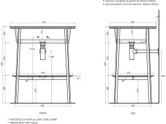 Столешница CIELO I CATINI CAPIO LN