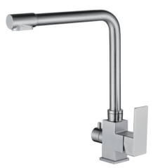 15025 Смес. для кухни под фильт. выс. Г-обр. (НЕРЖ,САТИН) ViEiR (10/1шт)