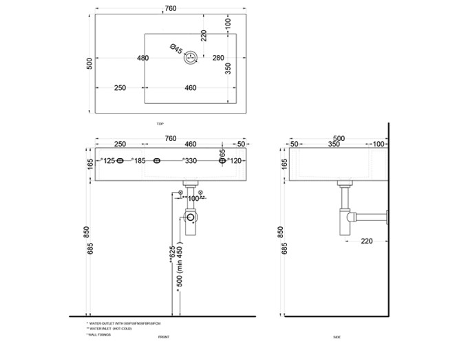 Раковина накладная CIELO NARCISO NALAMDXSF CO
