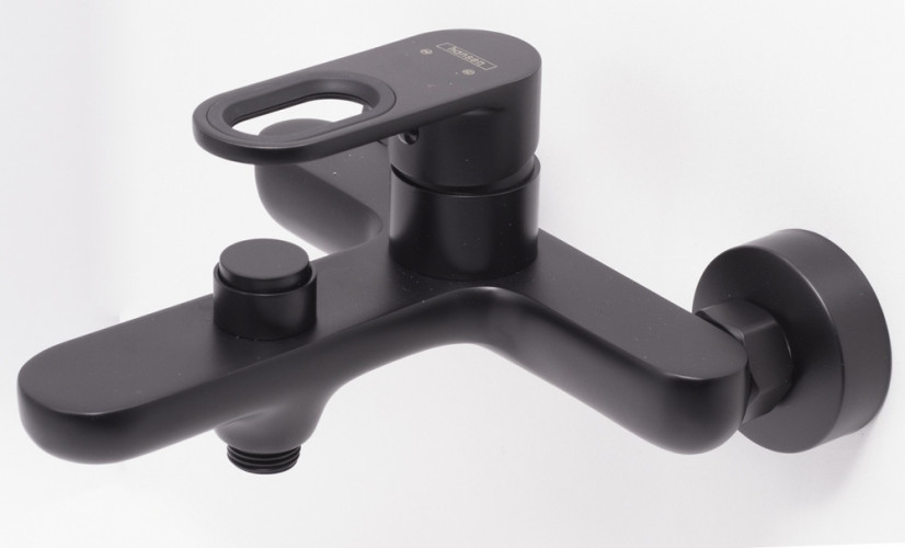 30016-C Смеситель для ванны (ЧЕРНЫЙ) HANSEN (8/1шт)