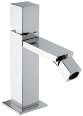 Emmevi Siris, однорычажный смеситель для биде, с донным клапаном click-clack, цвет хром