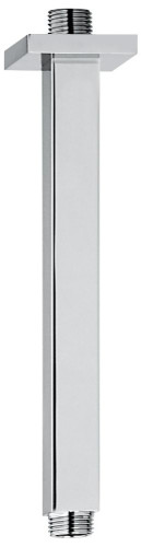 Emmevi, кронштейн для душа квадратный потолочный 20 см, цвет зачищенный никель