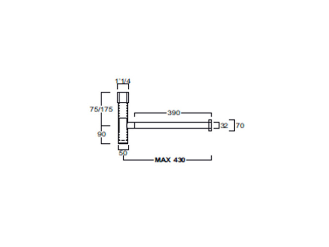 Сифон для раковины SIMAS КОМПЛЕКТУЮЩИЕ SIF 270