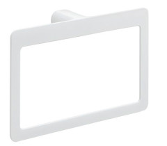 Gedy Pirenei, полотенцедержатель - кольцо, цвет белый матовый