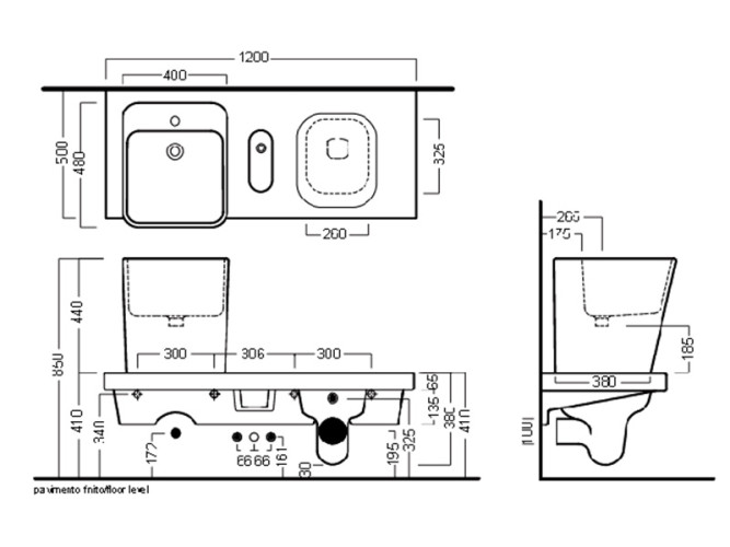 Модуль-унитаз HATRIA G-FULL YXJW01