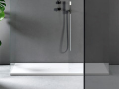 Душевой поддон со сливом по центру RELAX DESIGN VESUVIUS-C9090/bianco