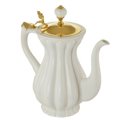 Кувшин керамика бел/крышка золото Migliore Olivia