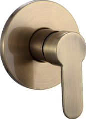 5102-D Смеситель вст. для душа круг. (БРОНЗА) GANZER  (10/1шт)