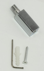 Держатель ПС без кольца КВАДРАТ  Ganzer  (250/25шт)