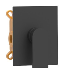 AQG Alpha, встраиваемый смеситель для душа, цвет черный матовый