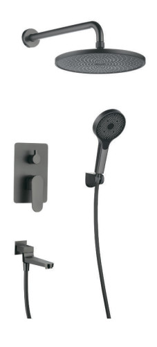 283563-G Встроенный смес для душа с 3-функ. (ГРАФИТ) ViEiR  (6/1шт)