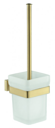 5013-S Ершик настенный, стеклянный (Мат. Золото) ViEiR  (20/1шт)