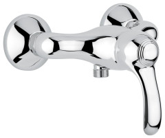 Emmevi Harmony, однорычажный смеситель для душа без набора для душа, цвет белый-золото