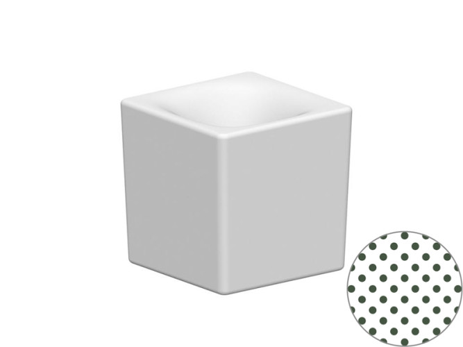 Раковина накладная/  подвесная Scarabeo SOFT-HUNG-CUBE 1521/SEV