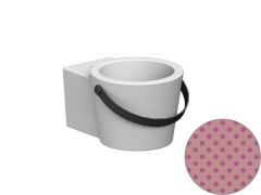 Раковина накладная/ подвесная Scarabeo BUCKET 8802NS/SER