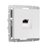 Розетка Ethernet RJ-45 cat. 6A экранированная (белый матовый) W5120001