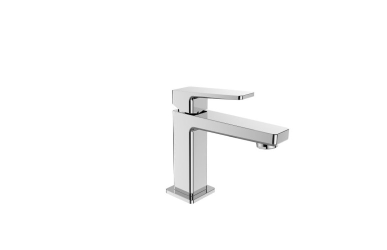 Fiore Dark, однорычажный смеситель для раковины без донного клапана h15, цвет хром