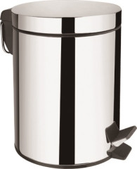 Ведро для мусора Aquanet 8075SS(12 литров) никель
