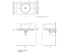 Столешница CIELO Multiplo MUPI70 CO