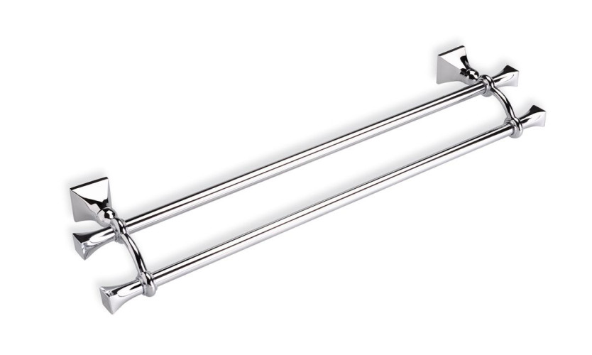 Stil Haus Prisma, полотенцедержатель двойной, цвет хром