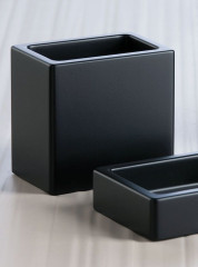 Stil Haus Rettangolo, настольный стакан, цвет черный