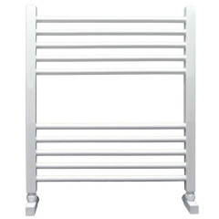 Полотенцесушитель Ника MODERN ЛМ-2 60/50 RAL9016 белый матовый с вентилями (комплект люкс)*