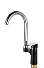 263521-C Смеситель од. для кухни высок. (чер/хром) ViEiR (10/1шт)