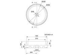 Раковина накладная Scarabeo THIN-LINE 8029