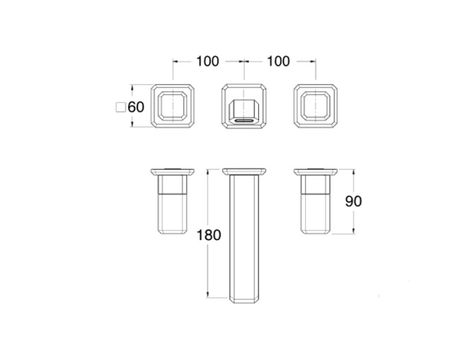 Смеситель для раковины CRISTINA ITALY IT94251