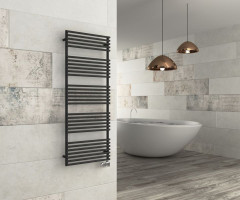 Cordivari Gloria22 Electric, п/сушитель элект. 580/1150, цвет черный мат., цвет хром для термостата