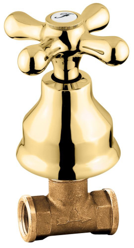 Emmevi Deco Classic, вентиль для внутристенного монтажа, цвет золото