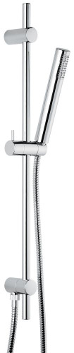 Emmevi, душевой комплект: штанга, лейка, шланг, шланговое соединение. C02760, цвет хром