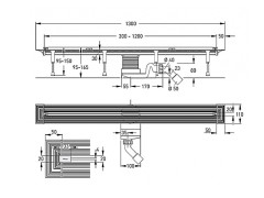 Лоток душевой Advantix  VIEGA Advantix Vario 721671