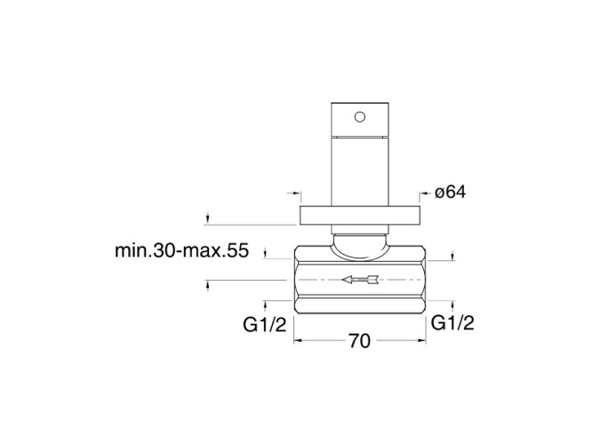 Запорный кран CRISTINA TRICOLORE VERDE TV62077