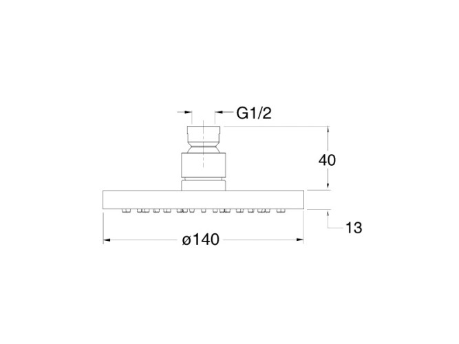 Верхний душ CRISTINA SANDWICH PD01551