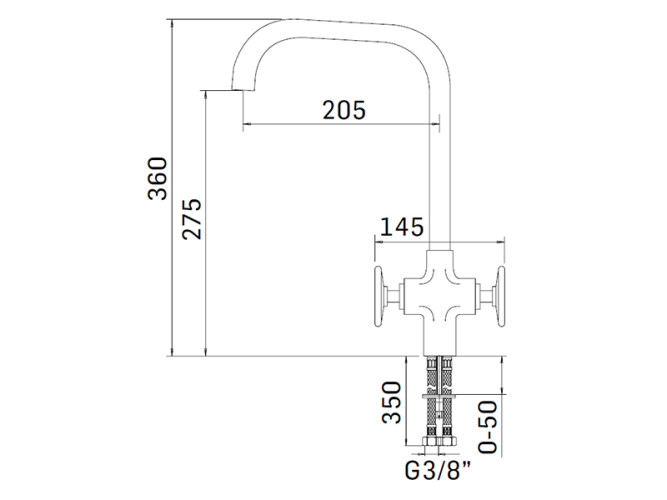 Смеситель для кухни MAMOLI PROGRAMMA CUCINA 721800000001