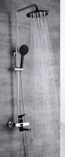 263562-C Душевая система од. пов. (чер./хром) ViEiR (4/1шт)