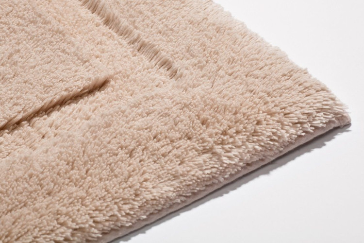 Batex Ama, односторонний прямоугольный коврик из 100% биохлопка, размер 70х120 см, цвет линен