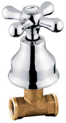 Emmevi Deco Classic, вентиль для внутристенного монтажа, цвет хром