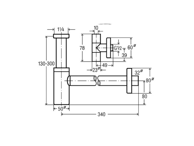 Сифон VIEGA Viega Visign 492489
