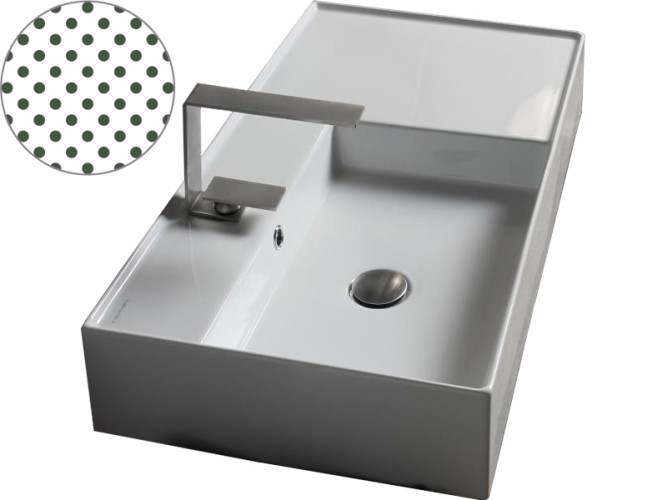 Раковина накладная/ подвесная Scarabeo TEOREMA 2.0 5115/SEV