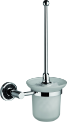 Sanibano Ebano, настенный стеклянный ёрш, цвет хром-кристаллы Swarovski black