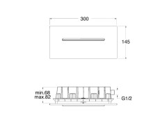 Излив CRISTINA Cascata &amp; Body Jets BD32024