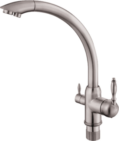 15003-G Смес. для кухни под филт. низ. (САТИН) ViEiR (10/1шт)