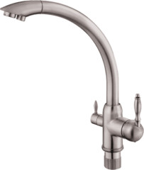 15003-G Смес. для кухни под филт. низ. (САТИН) ViEiR (10/1шт)