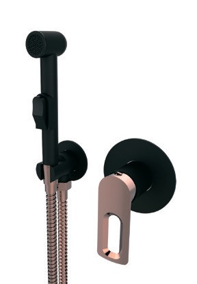 293553-CL Комплект скрыт. монтажа для биде (чер./зол.) ViEiR  (10/1шт)