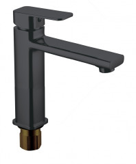 113515-C Смеситель од. для чаши (ЧЕРНЫЙ) ViEiR (10/1шт)