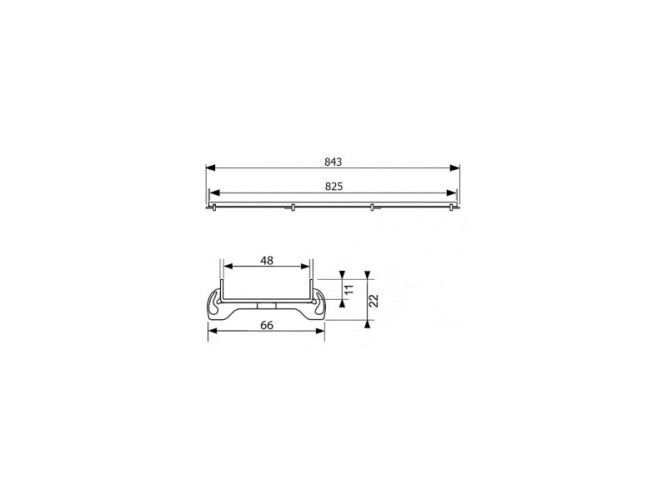Основа под плитку угловая TECE Tecedrainline 610970