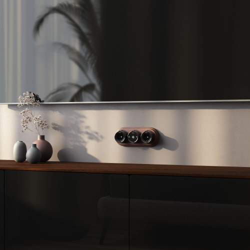 ТВ розетка черный Ретро W5683008